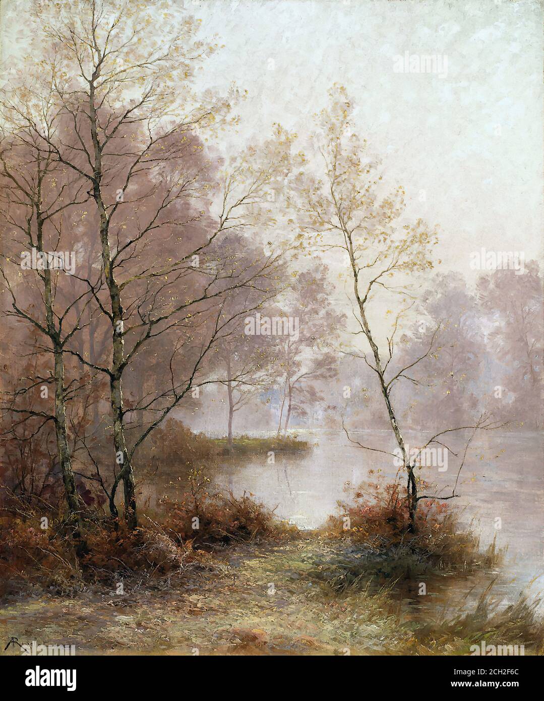Rigolot Albert - Paysage a L 'étang - French School - 19th and Early ...