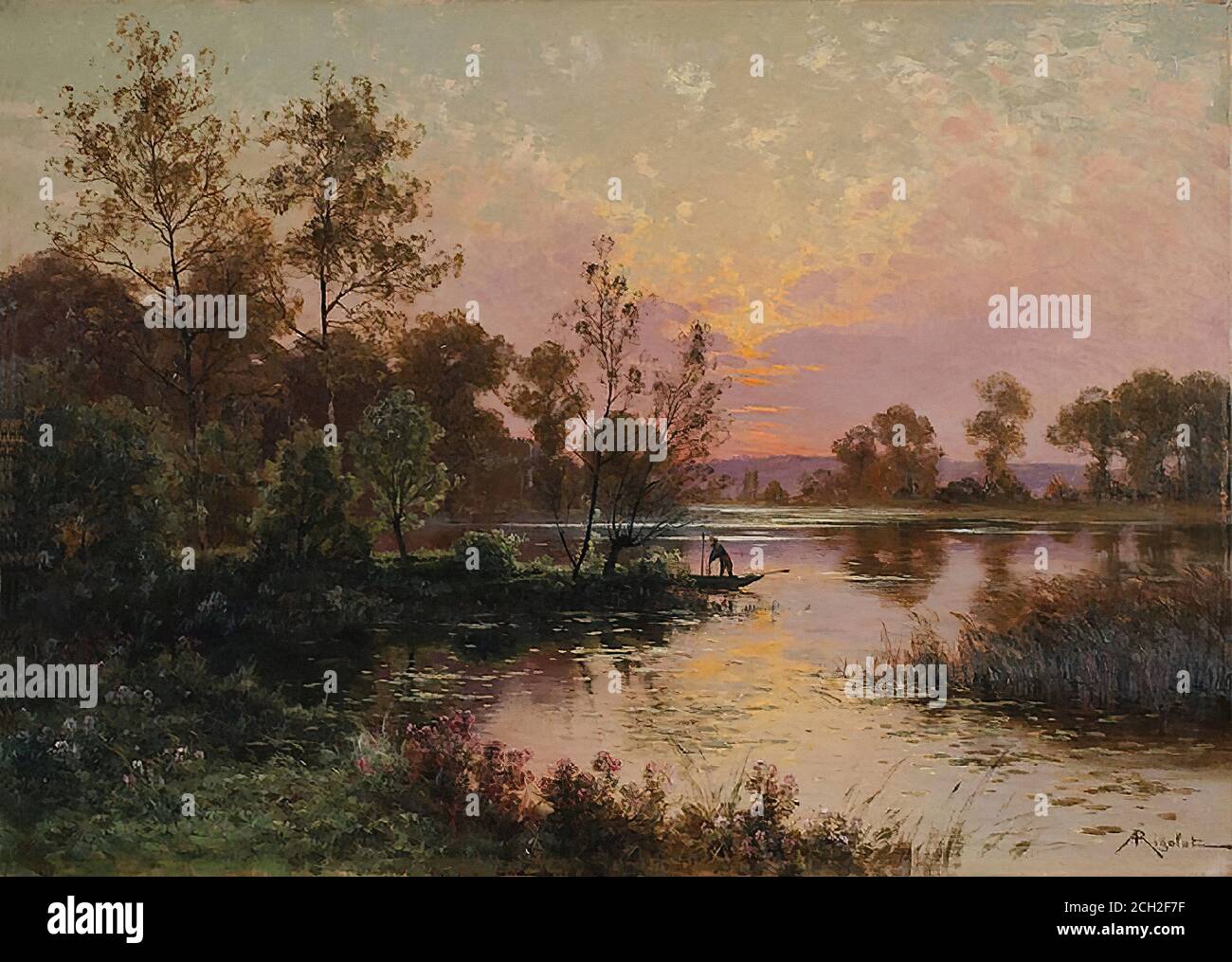 Rigolot Albert - the Fisherman - French School - 19th and Early 20th ...