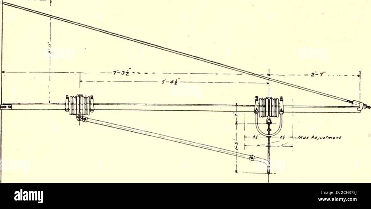 The Street railway journal . BRACKET CONSTRUCTION ON BLOOMINGTON,JOLIET  ELECTRIC RAILWAY PONTIAC & of the line problems in connection with the  electrification ofsteam roads. There is one serious objection to the