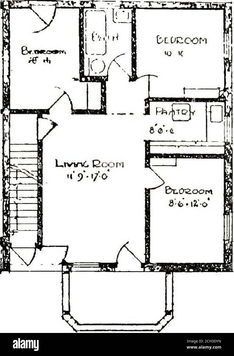 Report of the Board . NO. 4 THREE BEDROOMSNext larger Flat and an Attic  NOTE—One Bedroom added to the JJving Room21 Flats of this type are being  built at Bain Avenue.