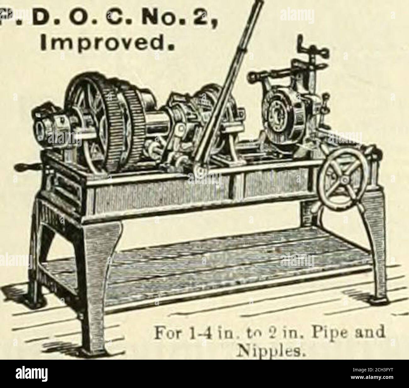 Pipe threading machines combination bench hi-res stock photography and ...