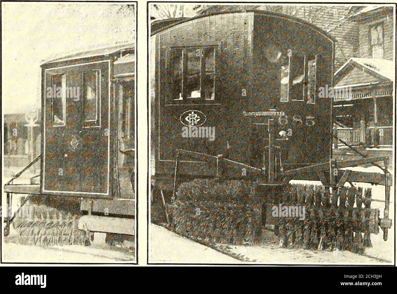 Electric railway journal . outpractically and would enable the rolling  stock to beused to better advantage than otherwise. It was decided to use four  fourteen-bench cars whichoperate on the belt lines