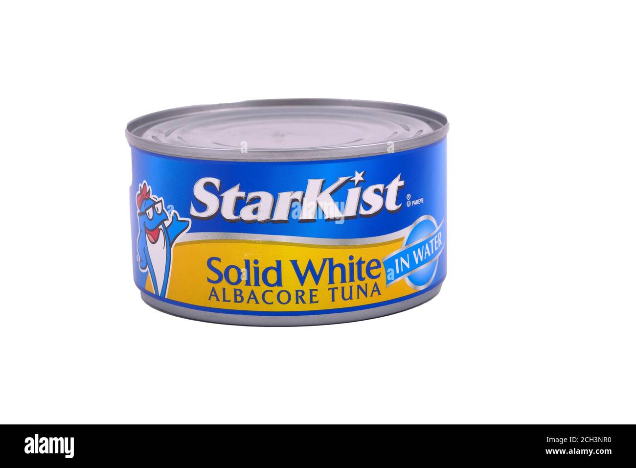 Solid White Albacore Tuna Stock Photo