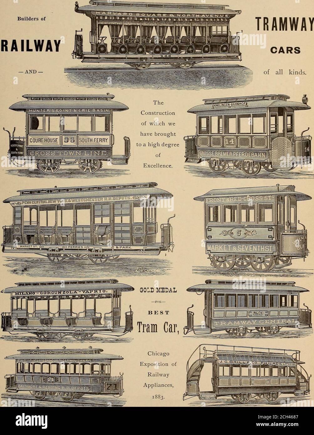 . The Street railway journal . Decembee, 1884.] THE STREET RAILWAY JOURNAL. 41 J. C- BRILL & CO., Builders of RAILWAY TRAMWAY CARS of all kinds.. C^BLE iLDDBES! -BRILL PHILADELPHIA. 42 THE STREET RAILWAY JOURNAL. [December, 1884. G. W, Seoggan, H. L. Martin, J. P. Hudson, M. F. Thomson, n. J. Scoggan. SGOGGAN, HUDSON & CO., LOUISVILLE, KZ-5T.,Wholesale Dealers in Stock Photo