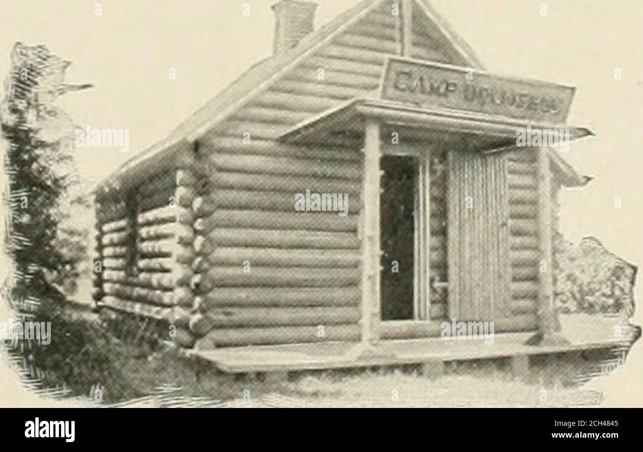 . The Maine central. A journal of travel . duringthe Fourth Annual Sportmans Exposition inMadison Square Garden. Fly Rod. CAMP OQUOSSOC. -ii. 20 THK MAINE CENTRAL. Stock Photo