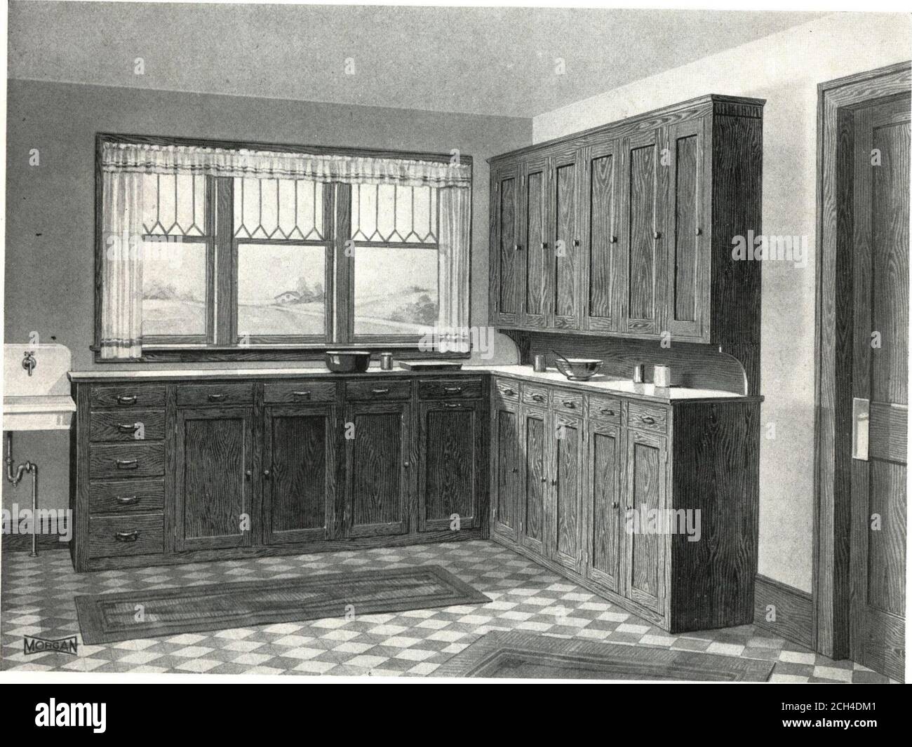 Building With Assurance N Kitchen M 427 O Kitchen Ever Had Too Much Cupboard Room Butthe Woman Who Has A Kitchen Like This Will Have Enough Over All Size 7 6 Wide