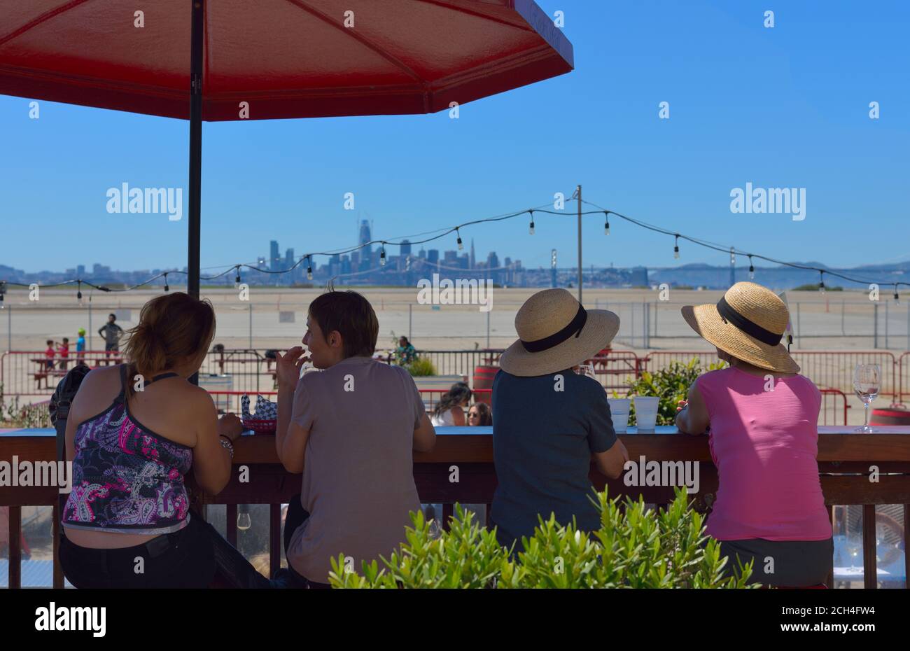 Wine tasting at the Rock Wall Winery in front of the amazing San