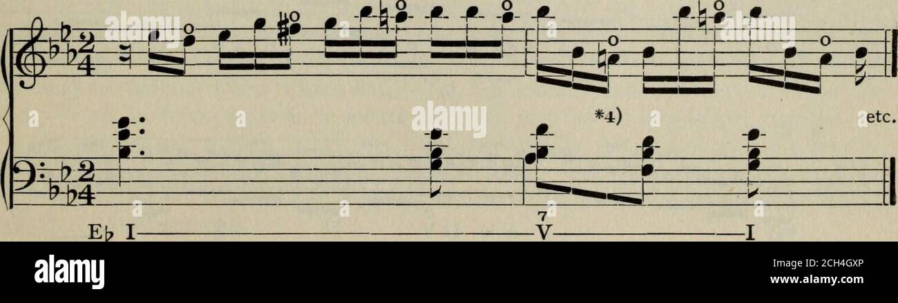 The Theory And Practice Of Tone Relations An Elementary Course Of Harmony With Emphasis Upon The Element Of Melody 4 Allegro Clementi O L 1 A I Gge Ee Eeje E I E I E I 5 Andante