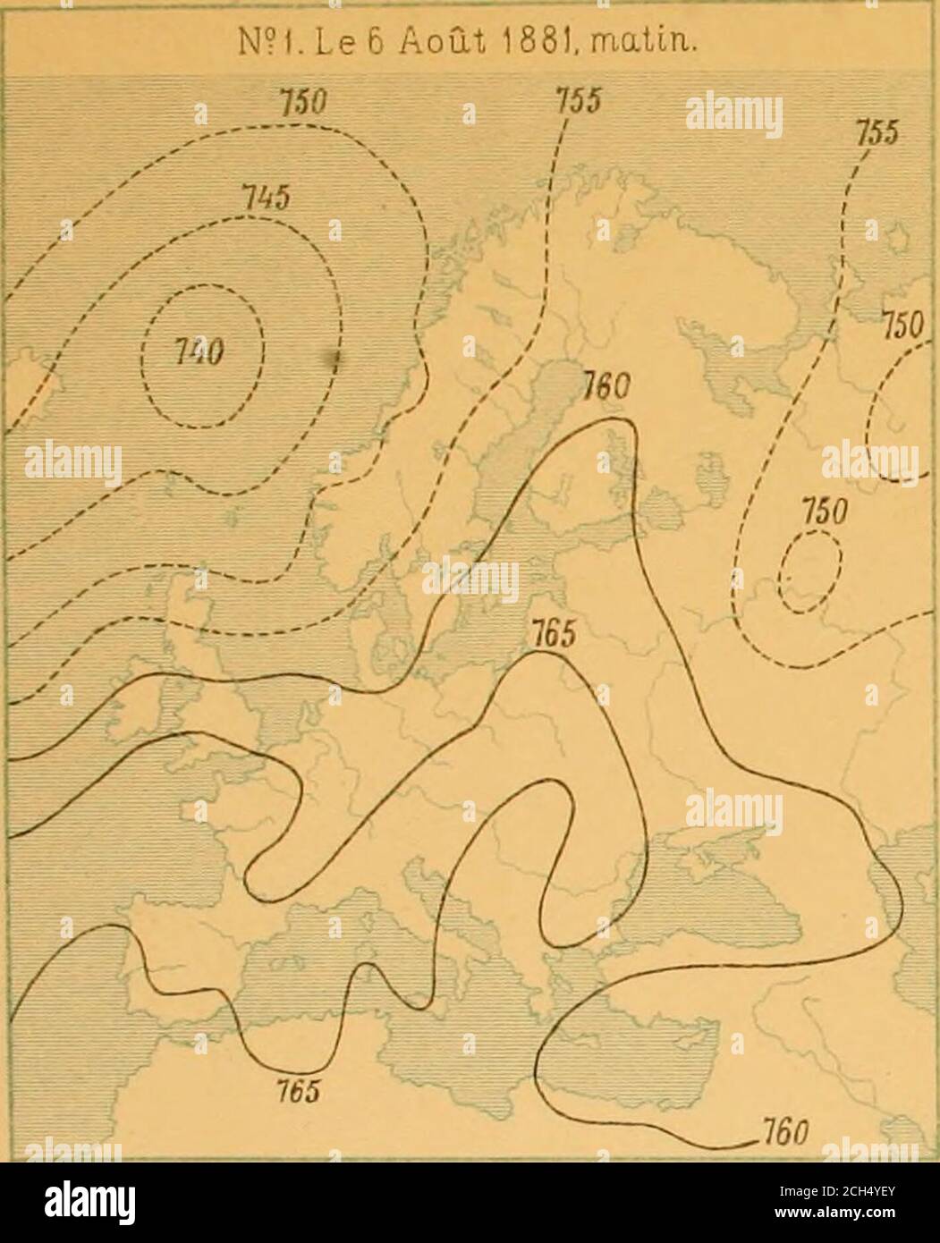 . Nova acta Regiae Societatis Scientiarum Upsaliensis . e. —En Suède les grêles ne sont guère plus fréquentes. Sur 14745 orages1325 ont été suivis de grêle, ou à peu près un sur onze. Leur fréquencecorrespond dailleurs en général à celle des orages. Les grêles sontles plus nombreuses dans les parties ouest et sudouest du pays, etdans les gouvernements situés autour des grands lacs, le Venern, le Vet-tern, le Hjelmaren et le Mälaren. En Norrland et sur le Gothland lesgrêles sont rares et leurs dégâts peu importants. Dans le Svealand etle Götaland des pertes ont parfois lieu, bien que beaucoup p Stock Photo