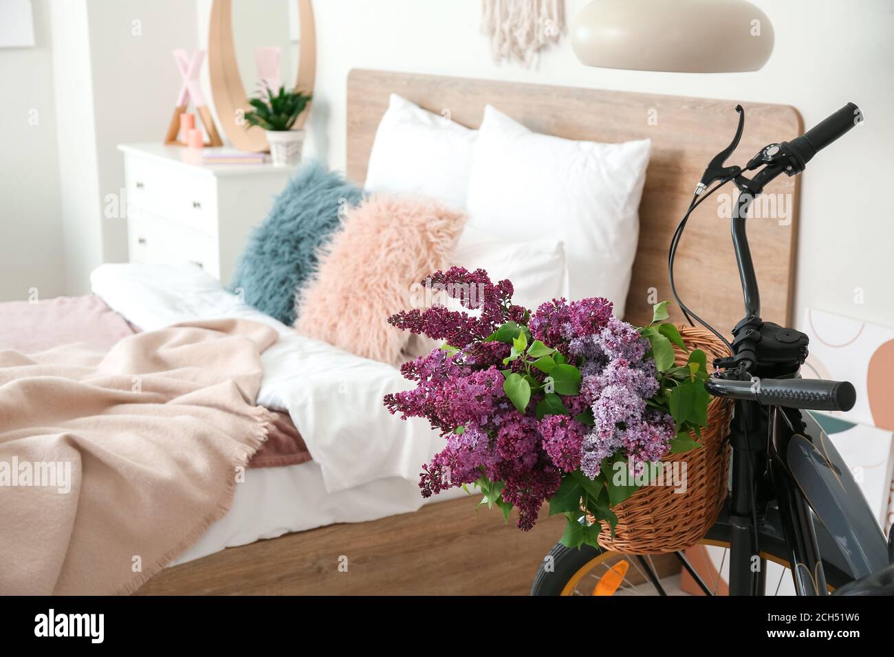 spin bike in bedroom
