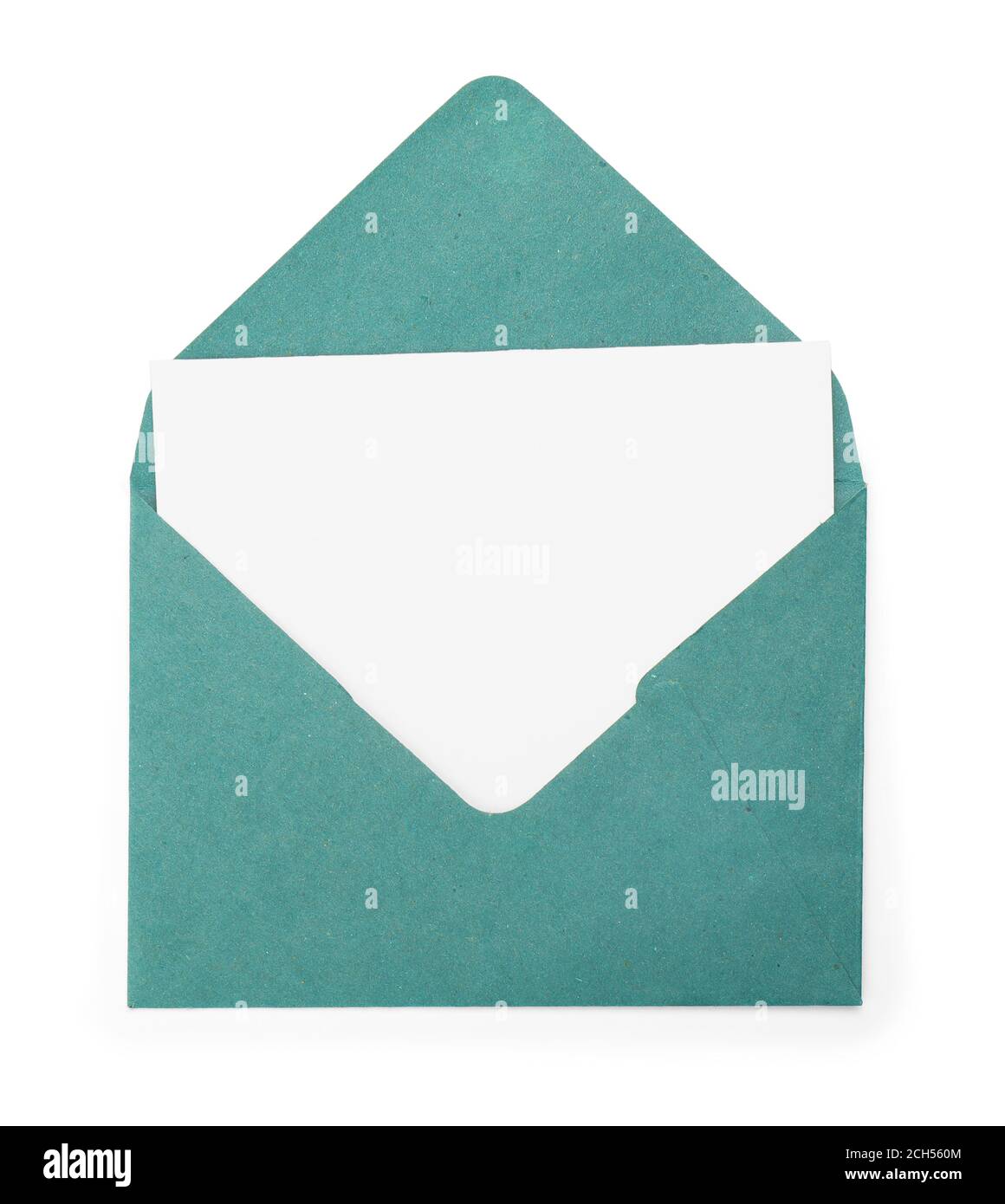 Empty Envelope Card Blank card with envelope on white background Stock Photo - Alamy