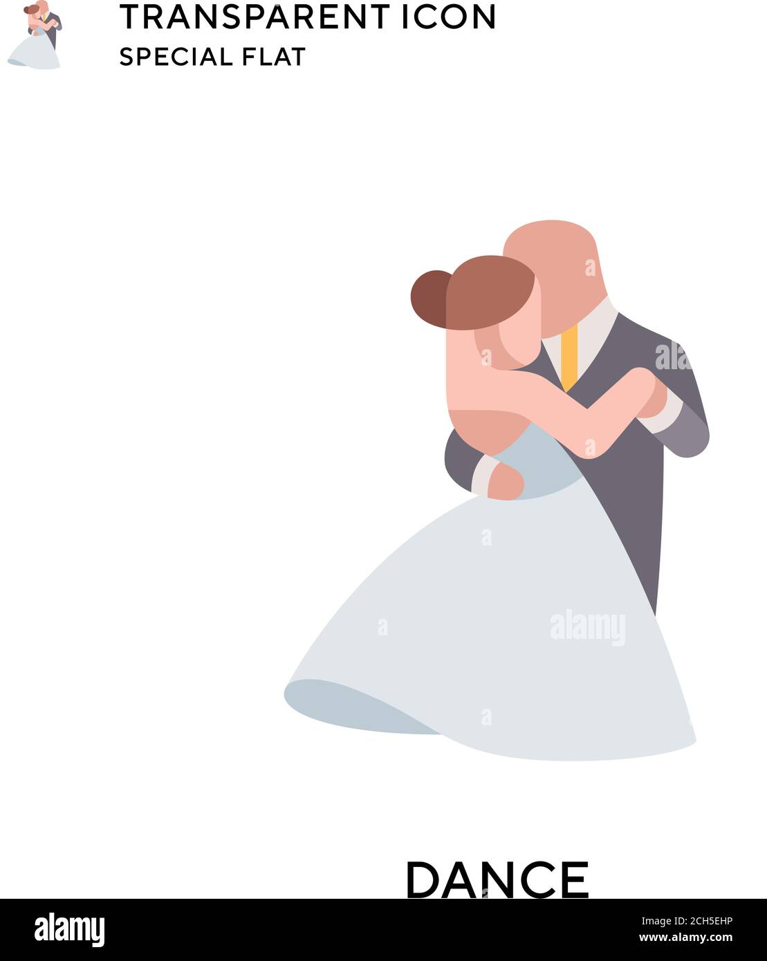 Download Dance vector icon. Flat style illustration. EPS 10 vector Stock Vector Image & Art - Alamy