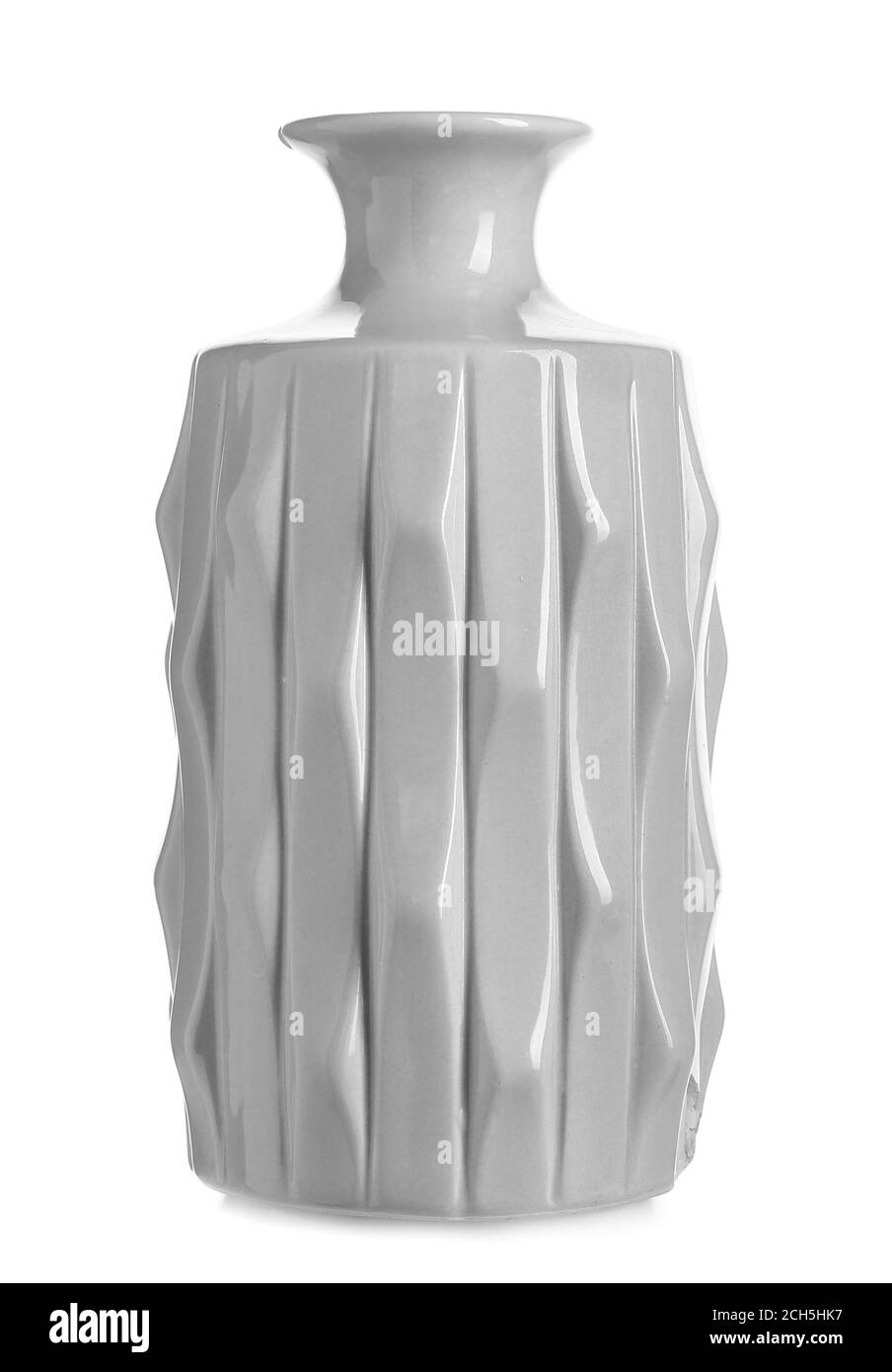 Beautiful vase on white background Stock Photo - Alamy