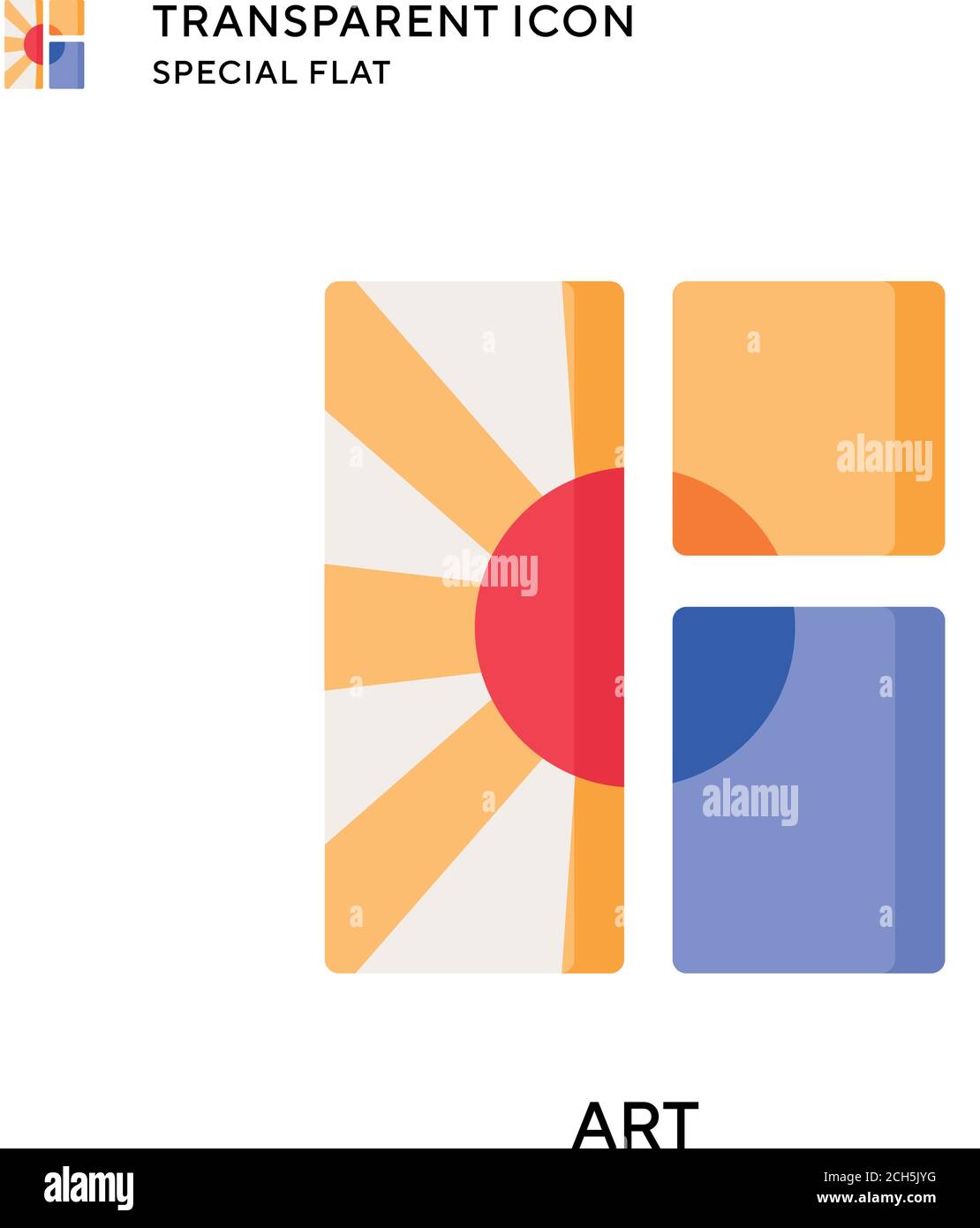 Art vector icon. Flat style illustration. EPS 10 vector Stock Vector ...
