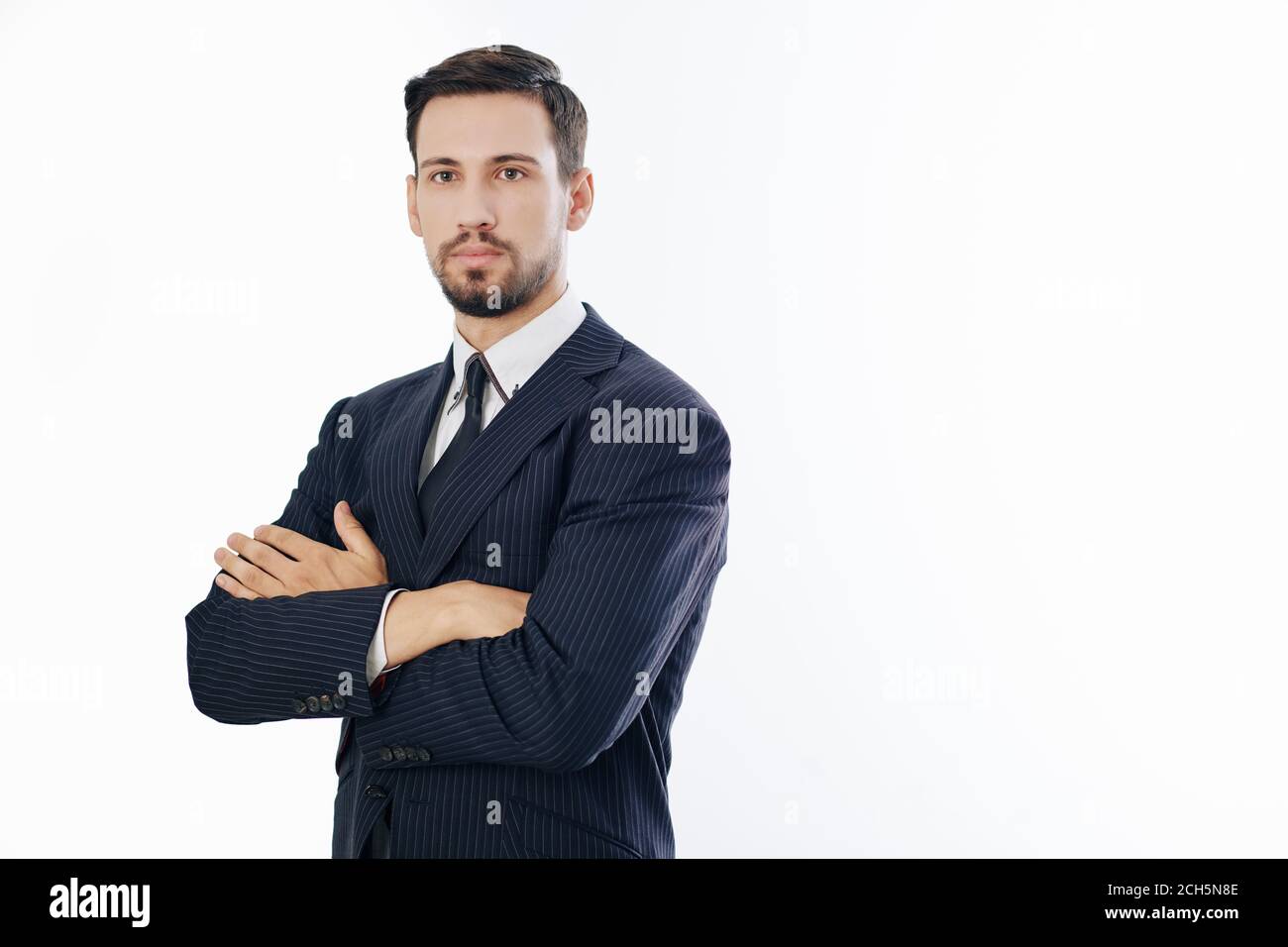 Handsome confident entrepreneur Stock Photo