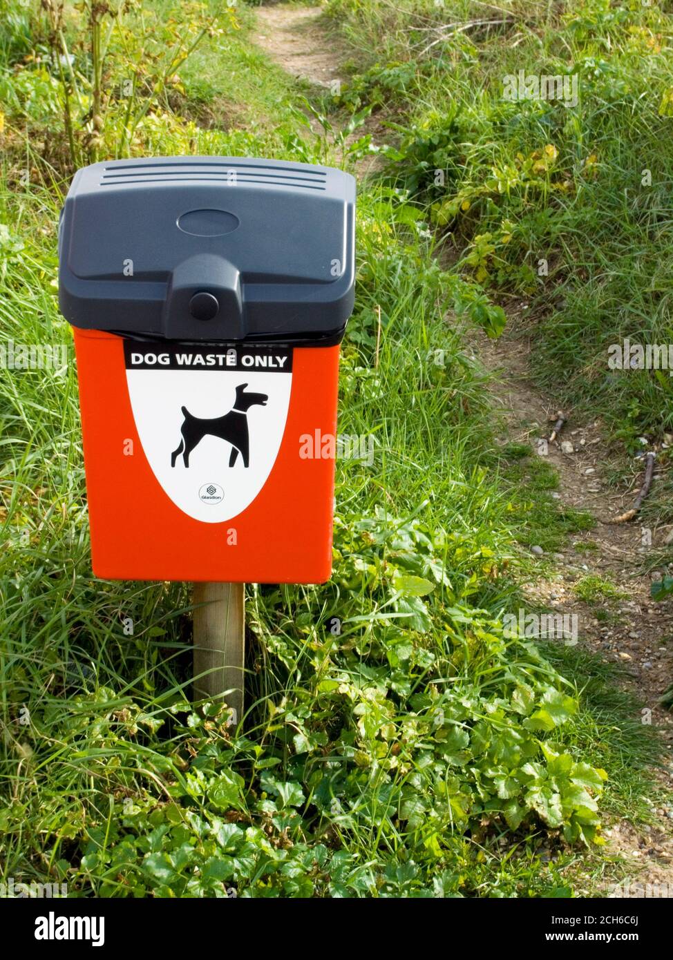 Dog Waste Bin Stock Photo Alamy