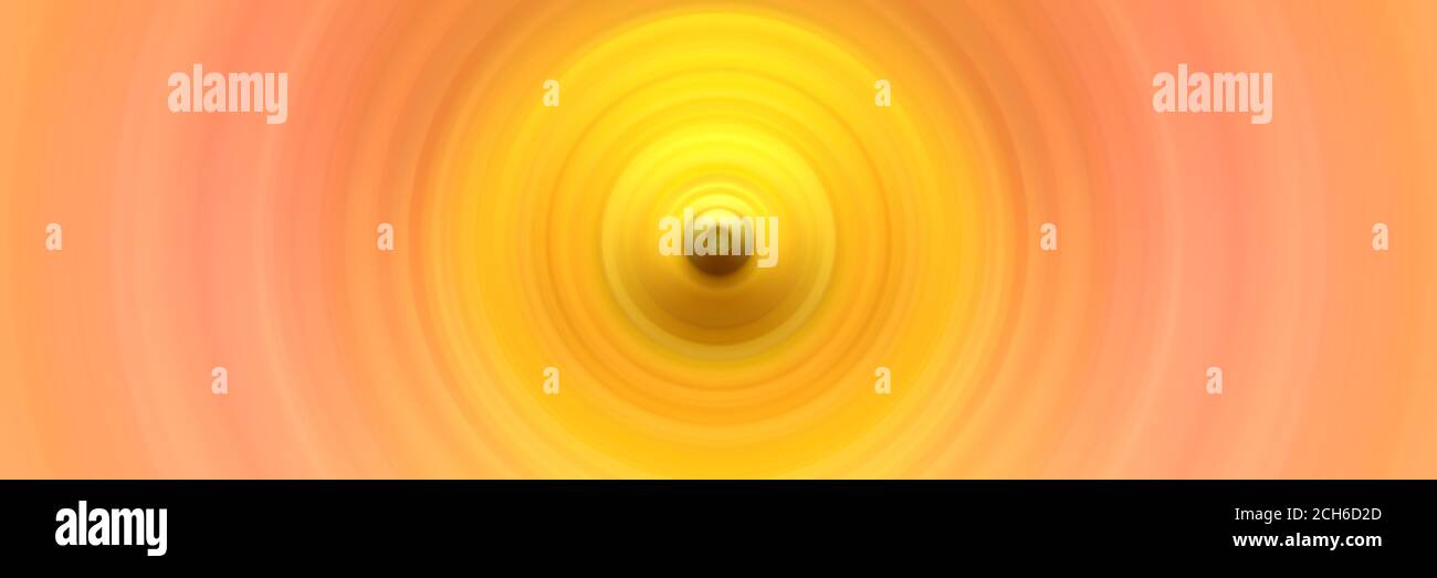 Abstract image. Concentric circles around central point. Flash Light ...