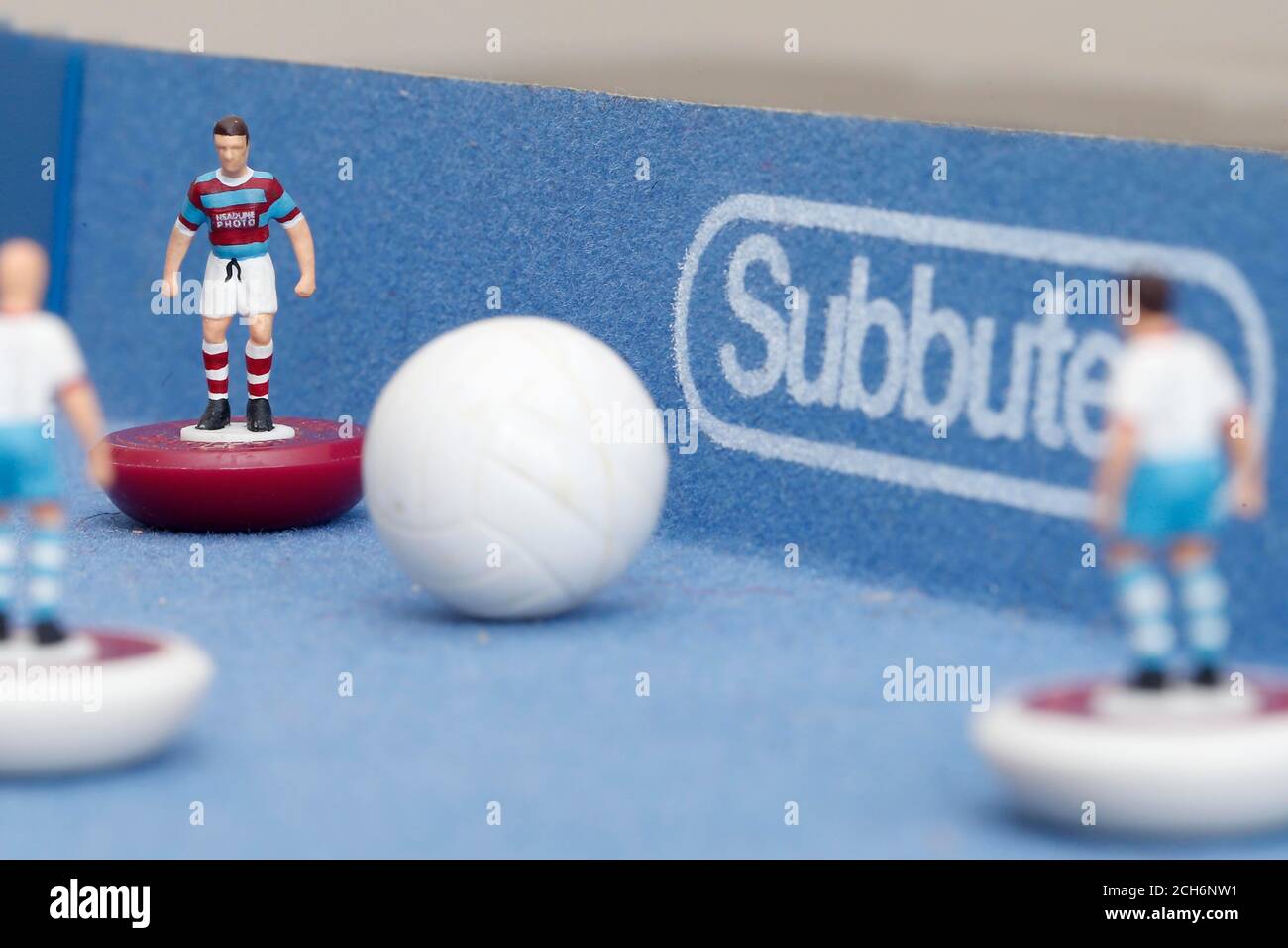 Subbuteo Inddor Edition, the table football game Stock Photo Alamy