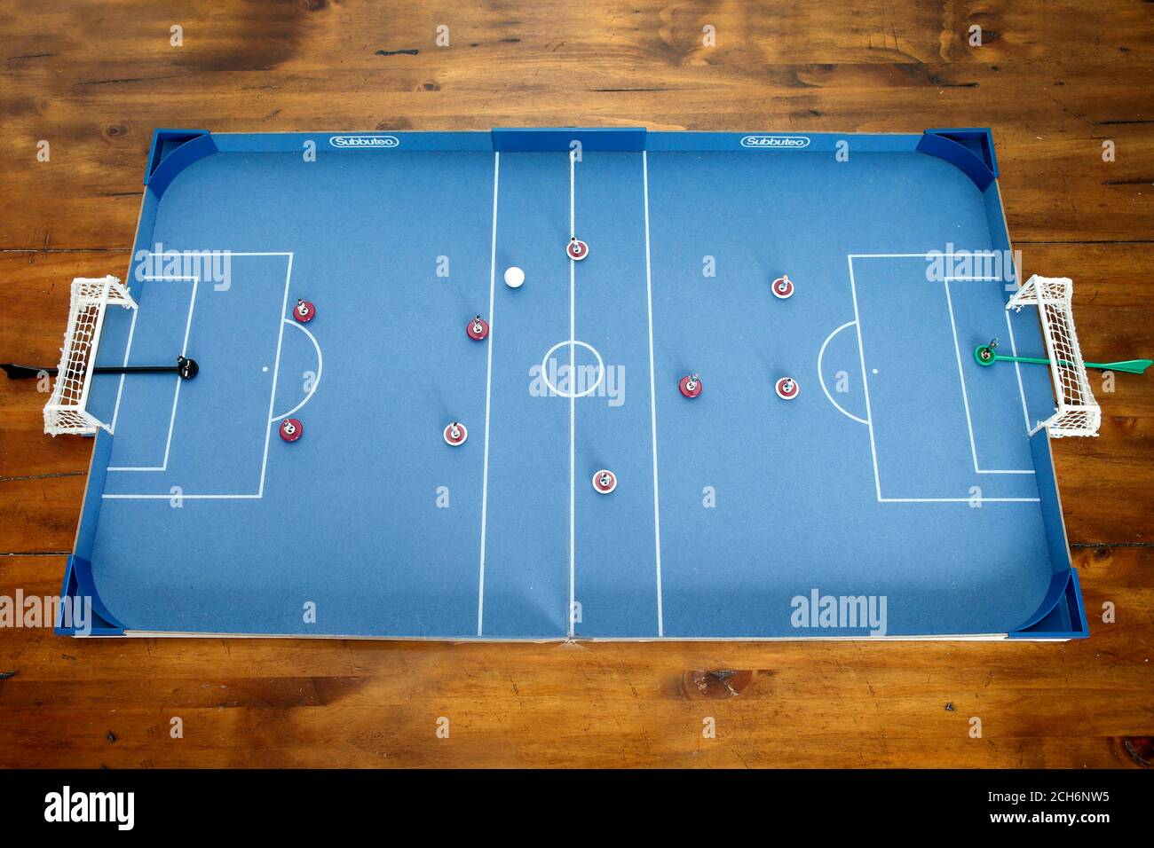 Subbuteo Inddor Edition, the table football game Stock Photo Alamy