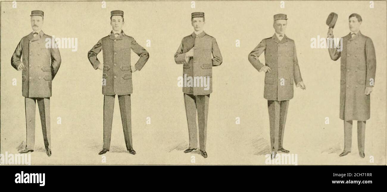 The street railway review .The suits arc cither ready made or made to order costing 10 to for summer and 14 to 16 in winter. The series of five figures