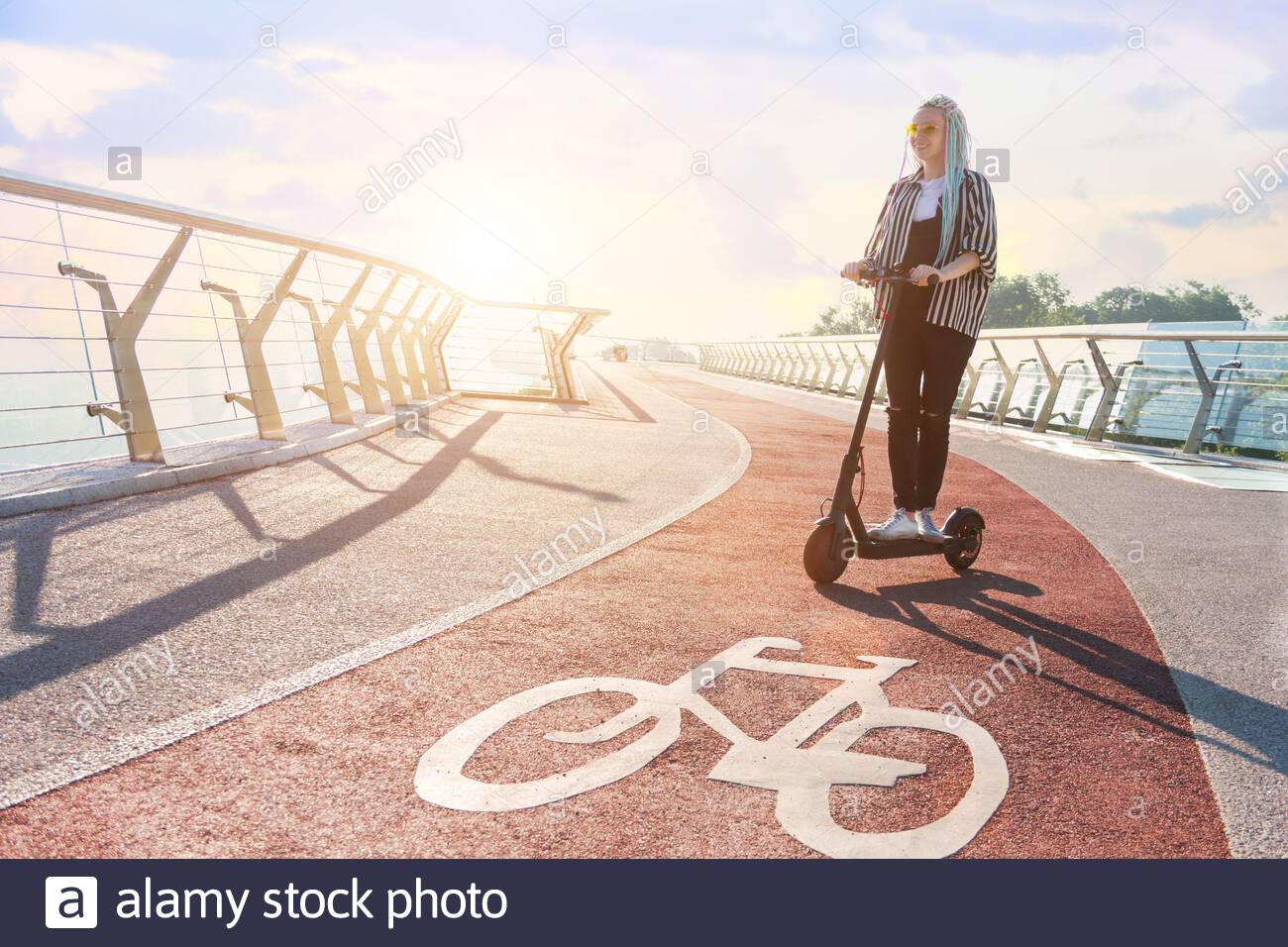 Ecological Scooter High Resolution Stock Photography and Images - Alamy