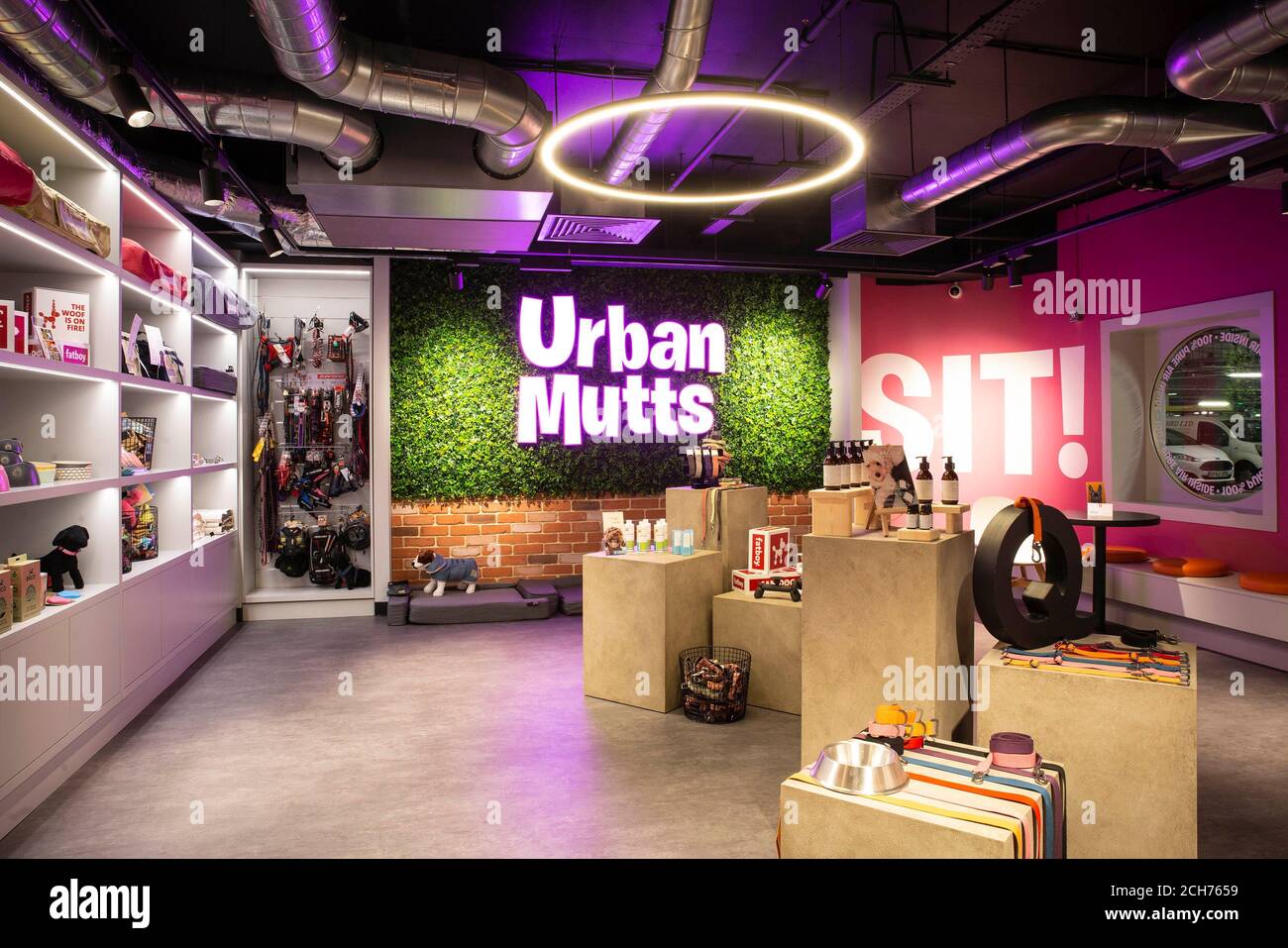 EDITORIAL USE ONLY General view from the opening of Urban Mutts, the UK