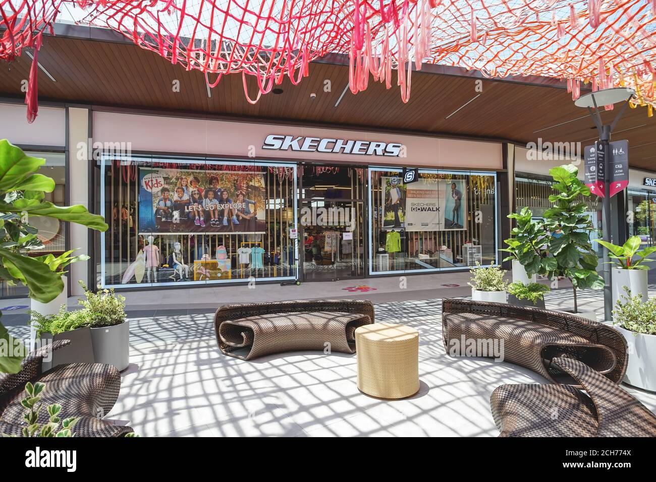 Samut Prakan, Thailand - July 28, 2020: Skechers shop in Siam Premium  Outlets Bangkok. Skechers is an American lifestyle and performance footwear  comp Stock Photo - Alamy