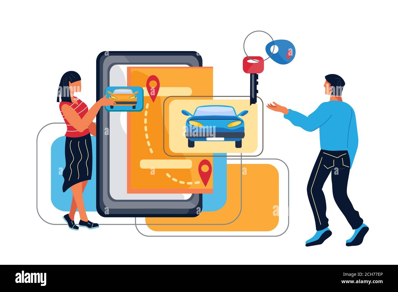 Passenger using internet Cut Out Stock Images Pictures Alamy