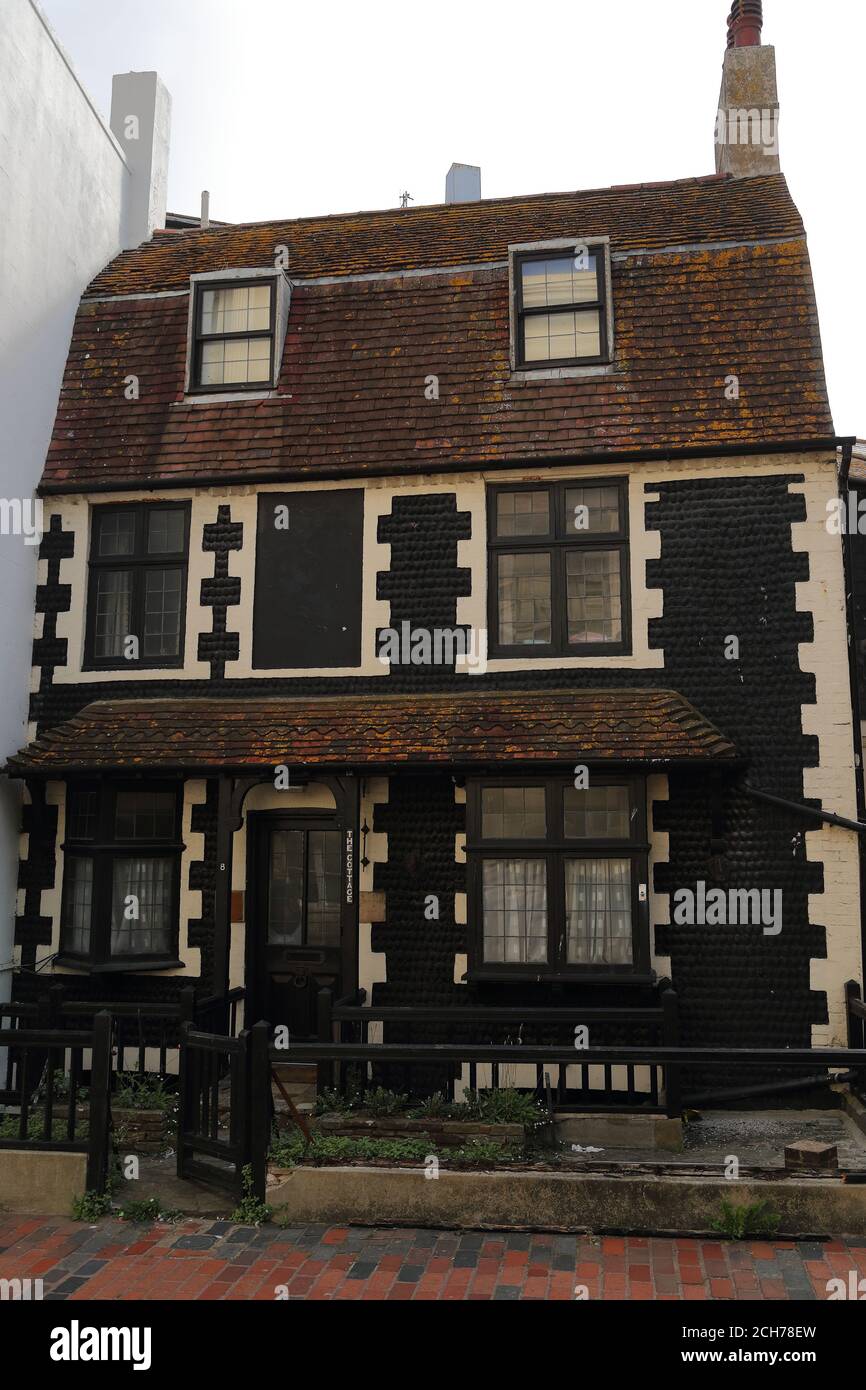 The Cottage in Little East Street, Brighton, UK Stock Photo