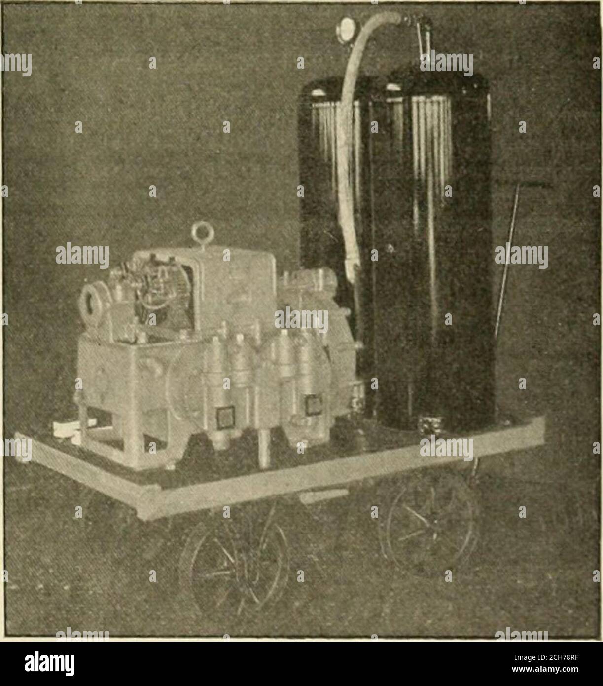 Self contained air sale compressor