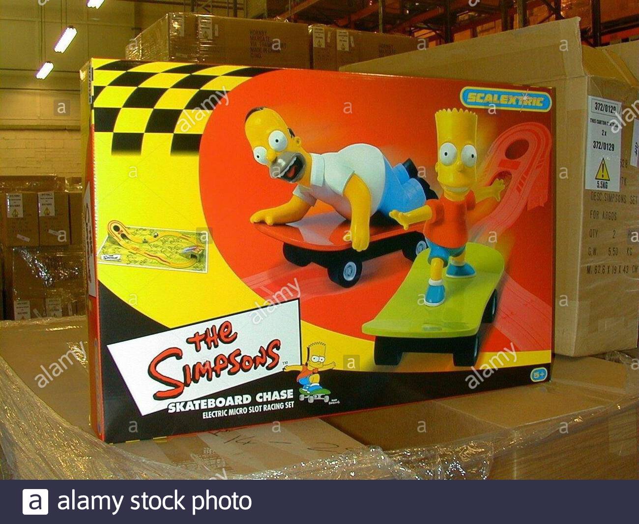 simpsons scalextric