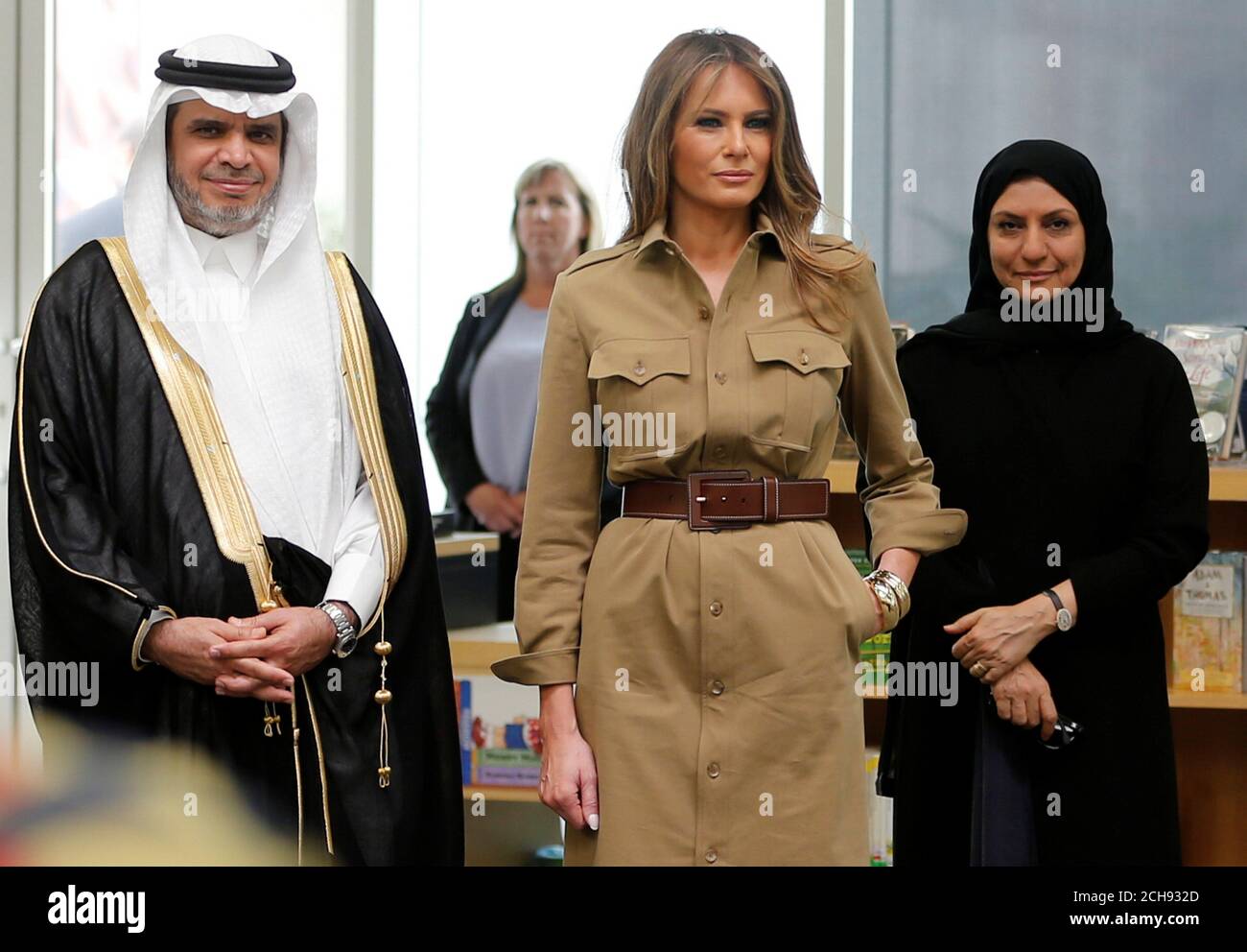 First lady Melania Trump visits American International School in Riyadh, Saudi  Arabia, May 21, 2017. REUTERS/Hamad I Mohammed Stock Photo - Alamy