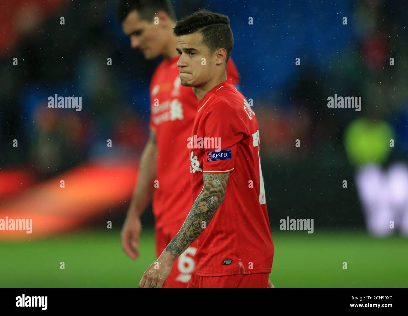 Liverpool's Philippe Coutinho looks dejected after the UEFA Europa League  Final at St. Jakob-Park, Basel, Switzerland Stock Photo - Alamy