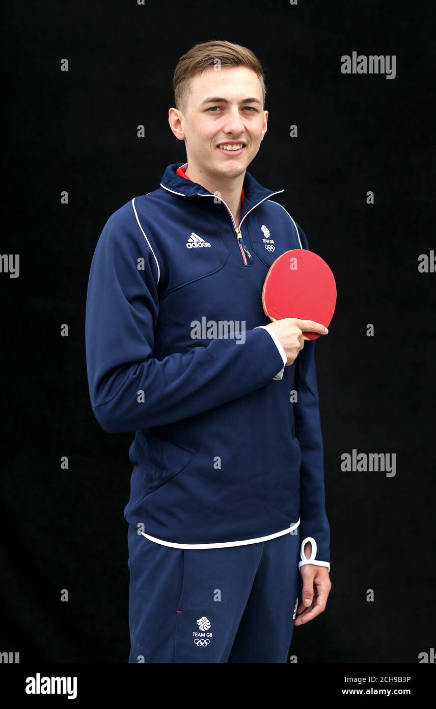 Team GB Table Tennis Athlete Liam Pitchford during the Team GB Table Tennis announcement at