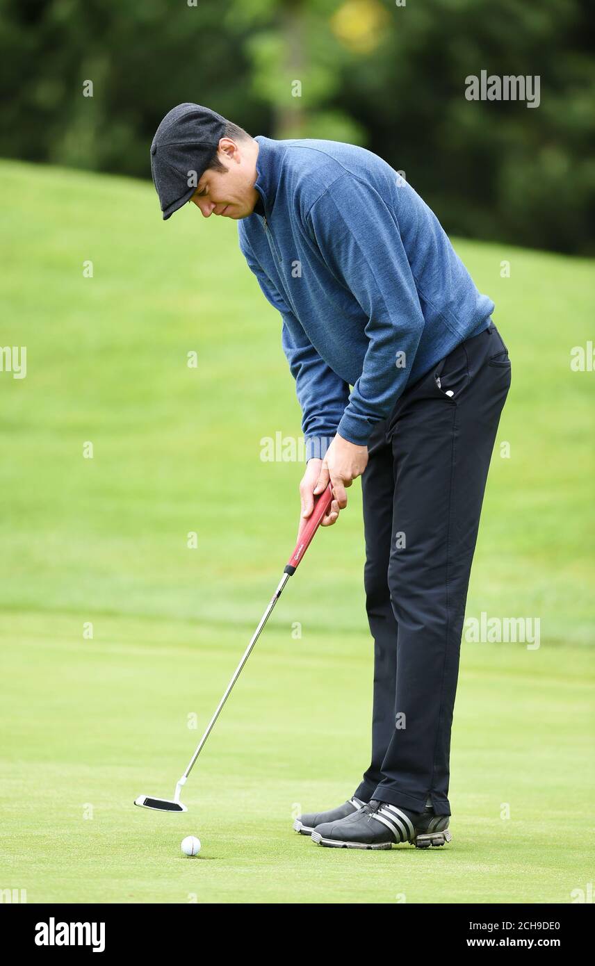 Vernon Kay takes part in the ISPS HANDA Mike Tindall Celebrity Golf Classic in aid of Rugby For Heroes and The Matt Hampson Foundation, at the Belfry Golf & Resort Hotel in Sutton. Stock Photo