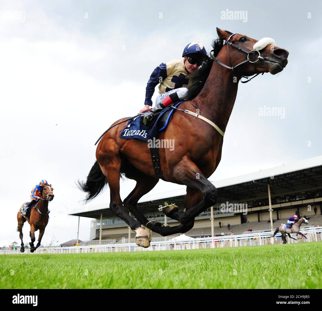 Fascinating Rock ridden by Pat Smullen win the Tattersalls Gold Cup during day two of the Tattersalls Irish Guineas Festival at Curragh Racecourse. Stock Photo