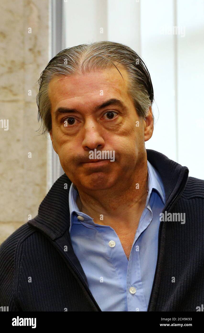 Jean-Louis Cayrou arrives in court in Le Cours d'Assises de l'Aveyron in  Rodez, France, where he has been charged with the murder of British expat  Patricia Wilson Stock Photo - Alamy