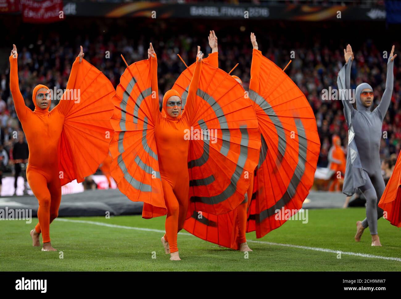 Pre match entertainment Stock Photo Alamy