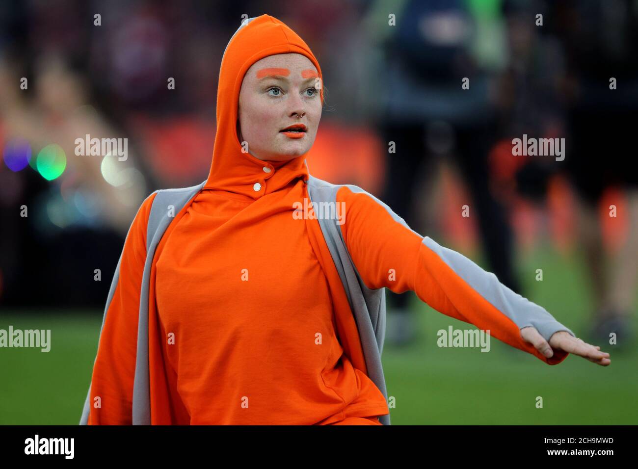 Pre match entertainment Stock Photo Alamy