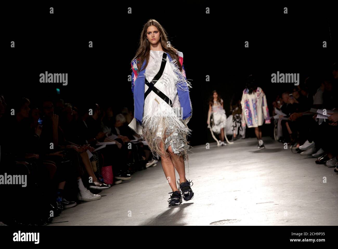 A model on the catwalk during the Liam O'Sullivan University of ...
