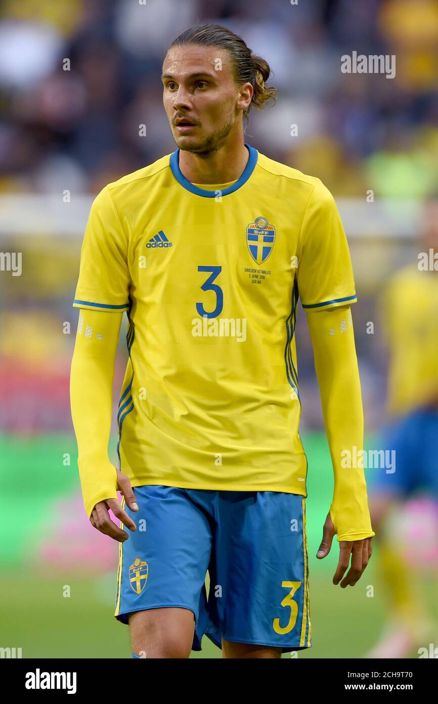 Sweden's Erik Johansson during the International Friendly match at the  Friends Arena, Stockholm. PRESS ASSOCIATION Photo. Picture date: Sunday  June 5, 2016. See PA story SOCCER Sweden. Photo credit should read: Joe