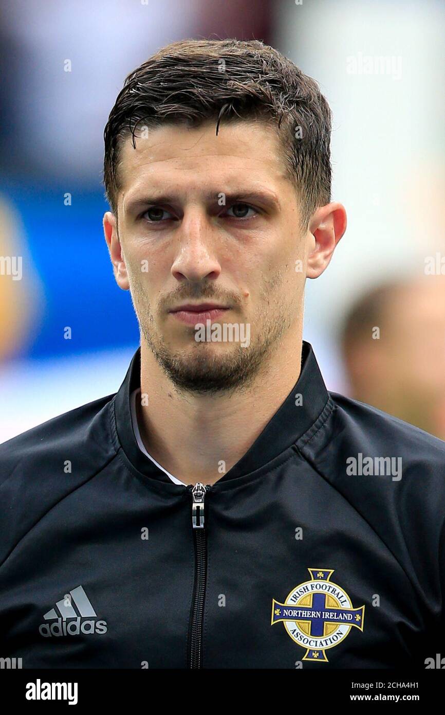 Northern Ireland's Craig Cathcart Stock Photo Alamy