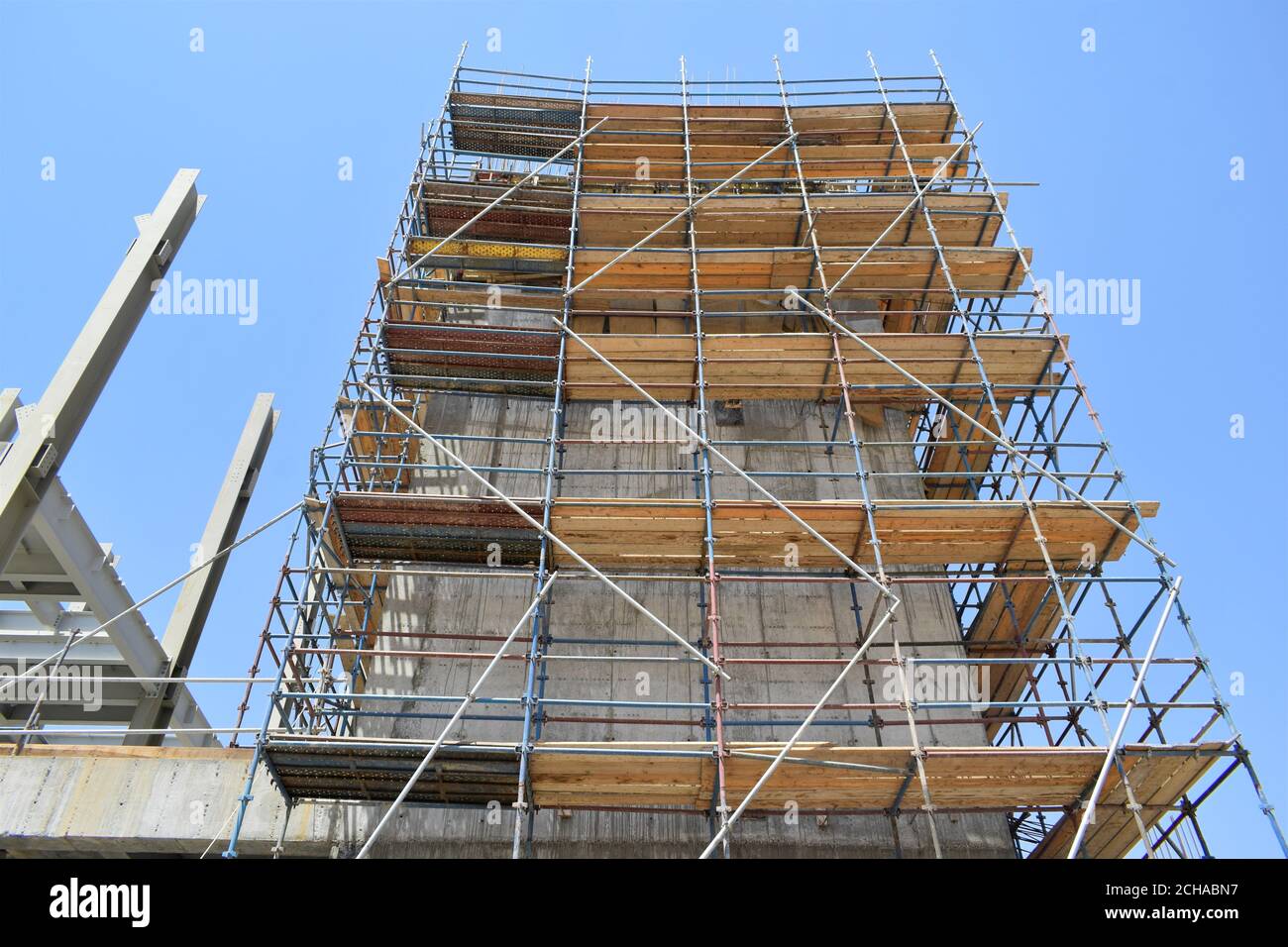 civil construction site Building in Oman. Ibri, Oman 14092020 Stock