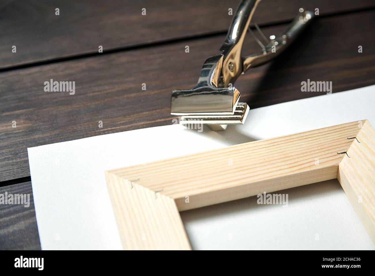 Stretching pliers canvas hi-res stock photography and images - Alamy