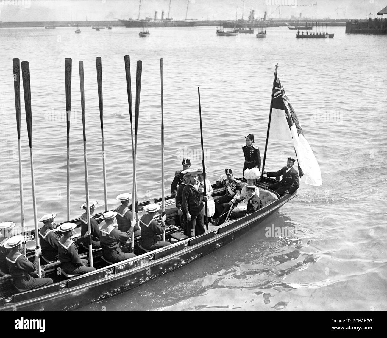 The royal party landing kingstown hires stock photography and images