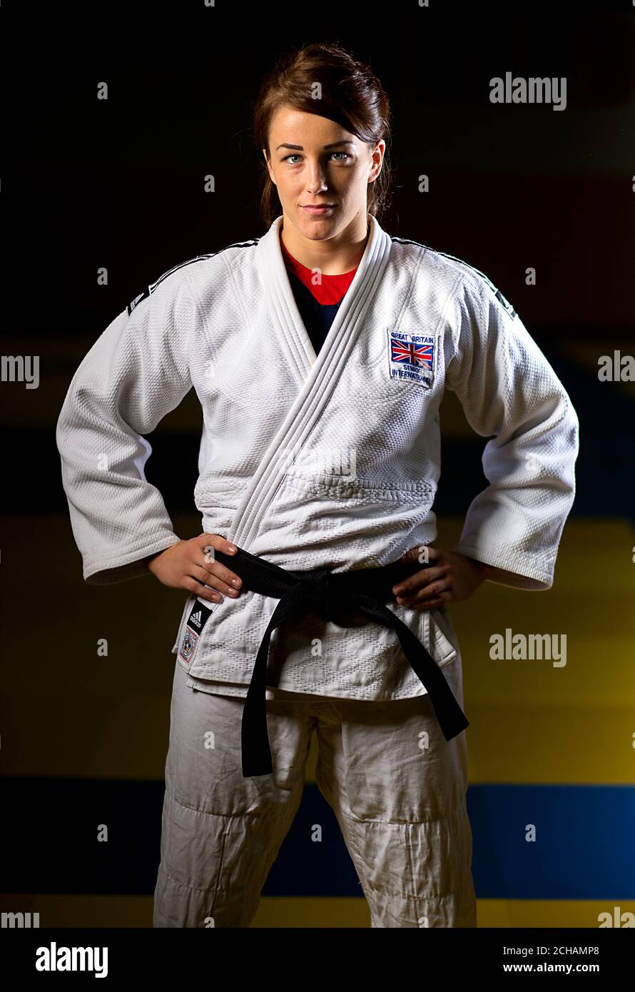 Great Britain Judo player Amy Livesey during the media day at the University of Wolverhampton, Walsall. Stock Photo