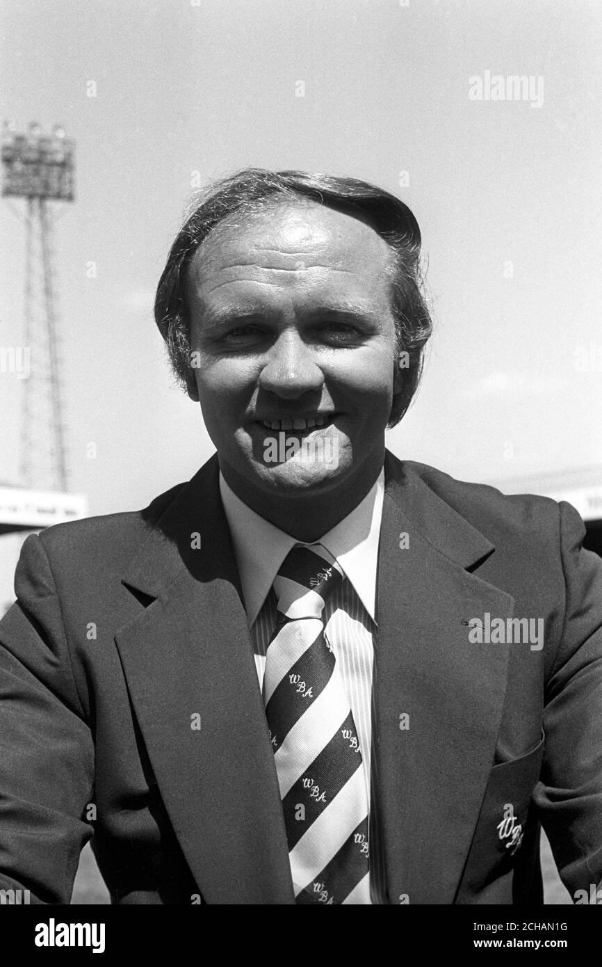 West Bromwich Albion manager Ron Atkinson Stock Photo Alamy