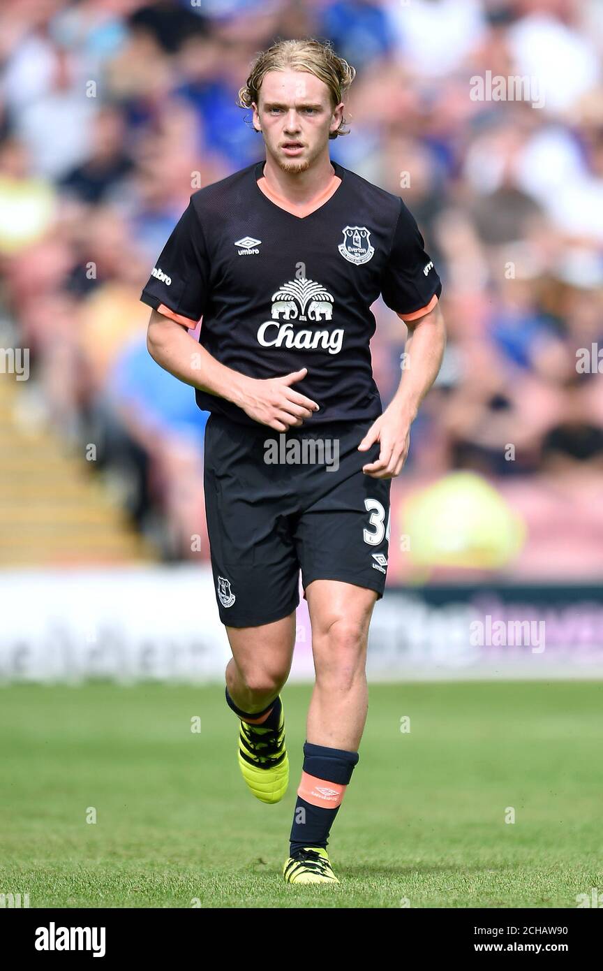 Everton's Tom Davies Stock Photo