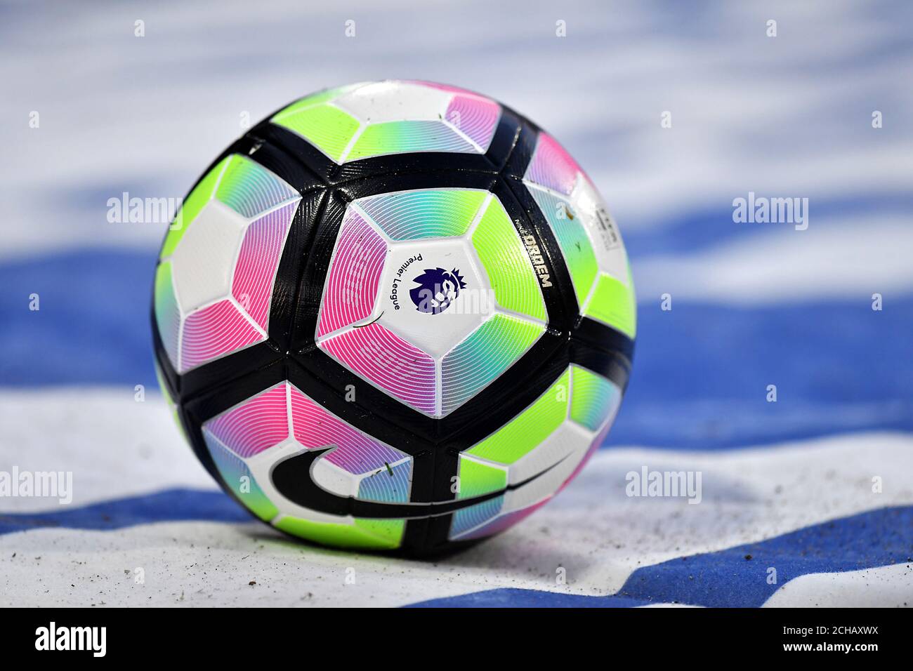 A view of the Official Nike Ordem Premier League match ball Stock Photo -  Alamy
