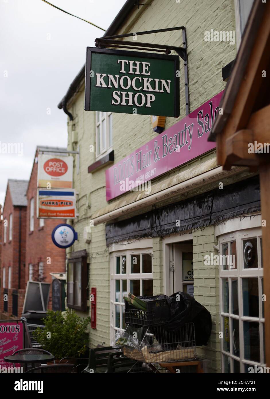 The Knockin Shop convenience store in the small village of Knocking